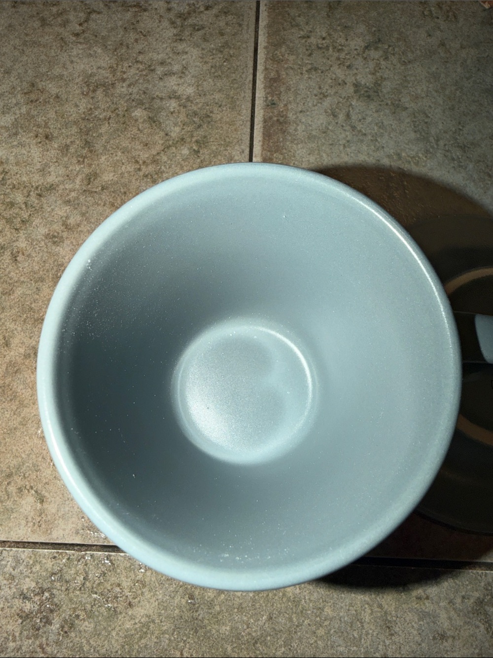 Discontinued IKEA DINERA Matte Grey-Blue Cup & Saucer Set of 6 - Picture 3 of 8
